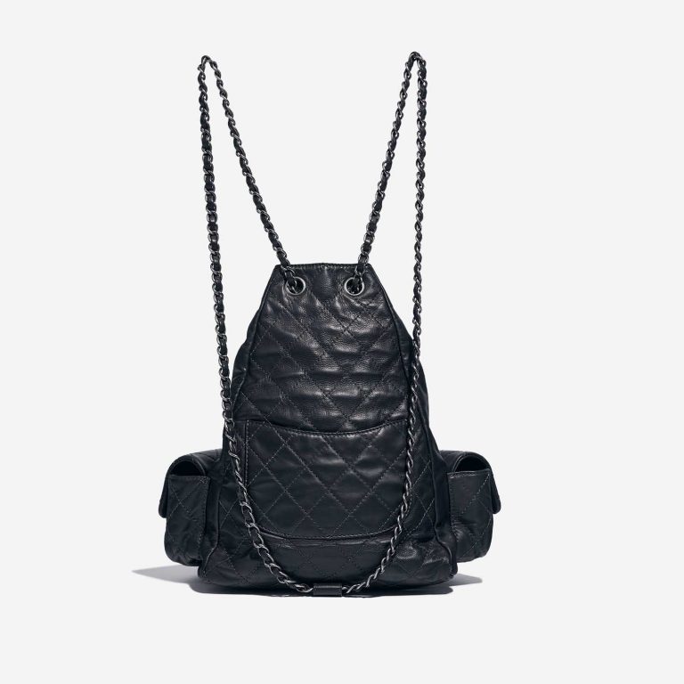 Chanel Backpack DarkBlue-Grey Back | Verkaufen Sie Ihre Designertasche auf Saclab.com