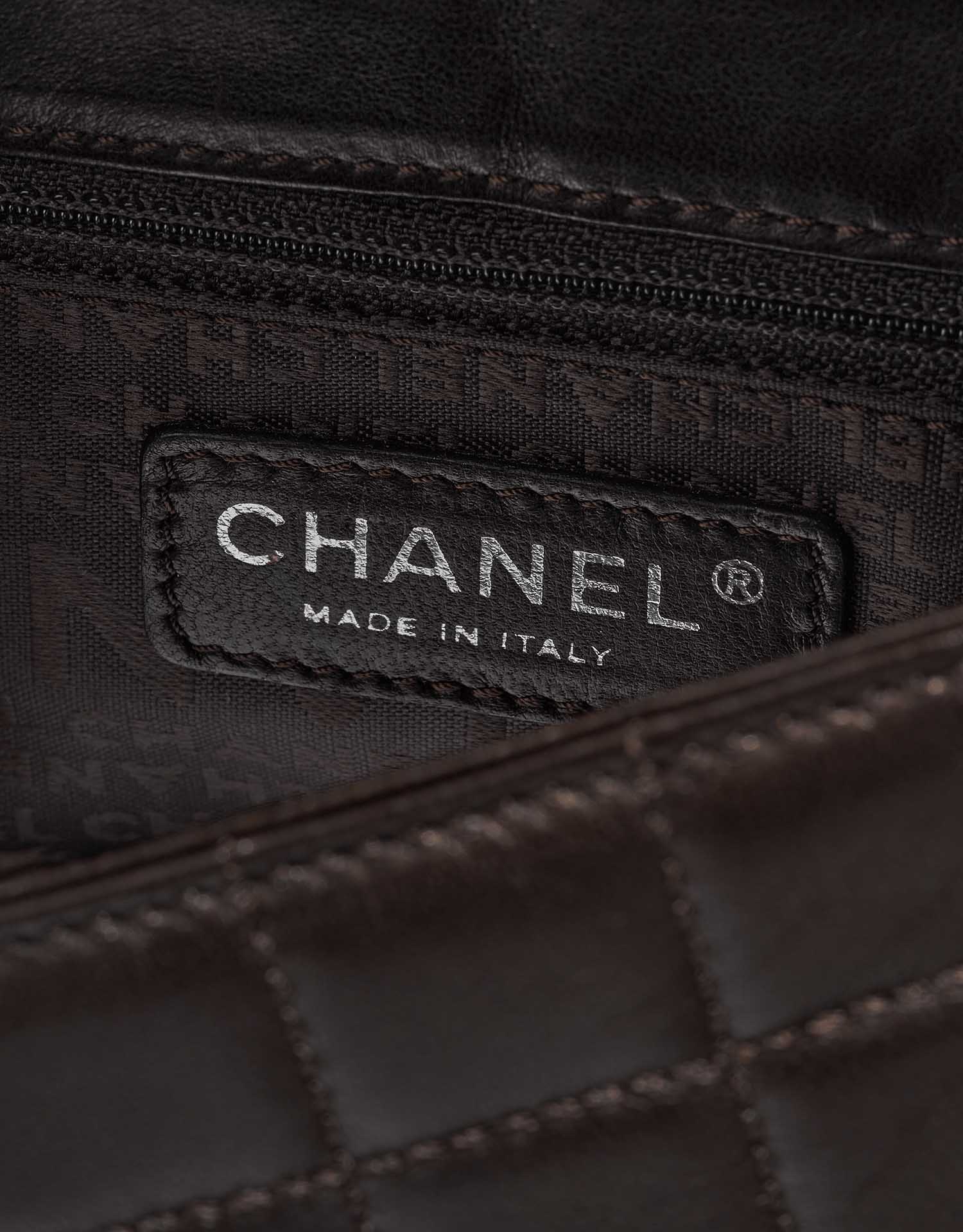 Chanel Baguette Medium Brown Logo  | Sell your designer bag on Saclab.com