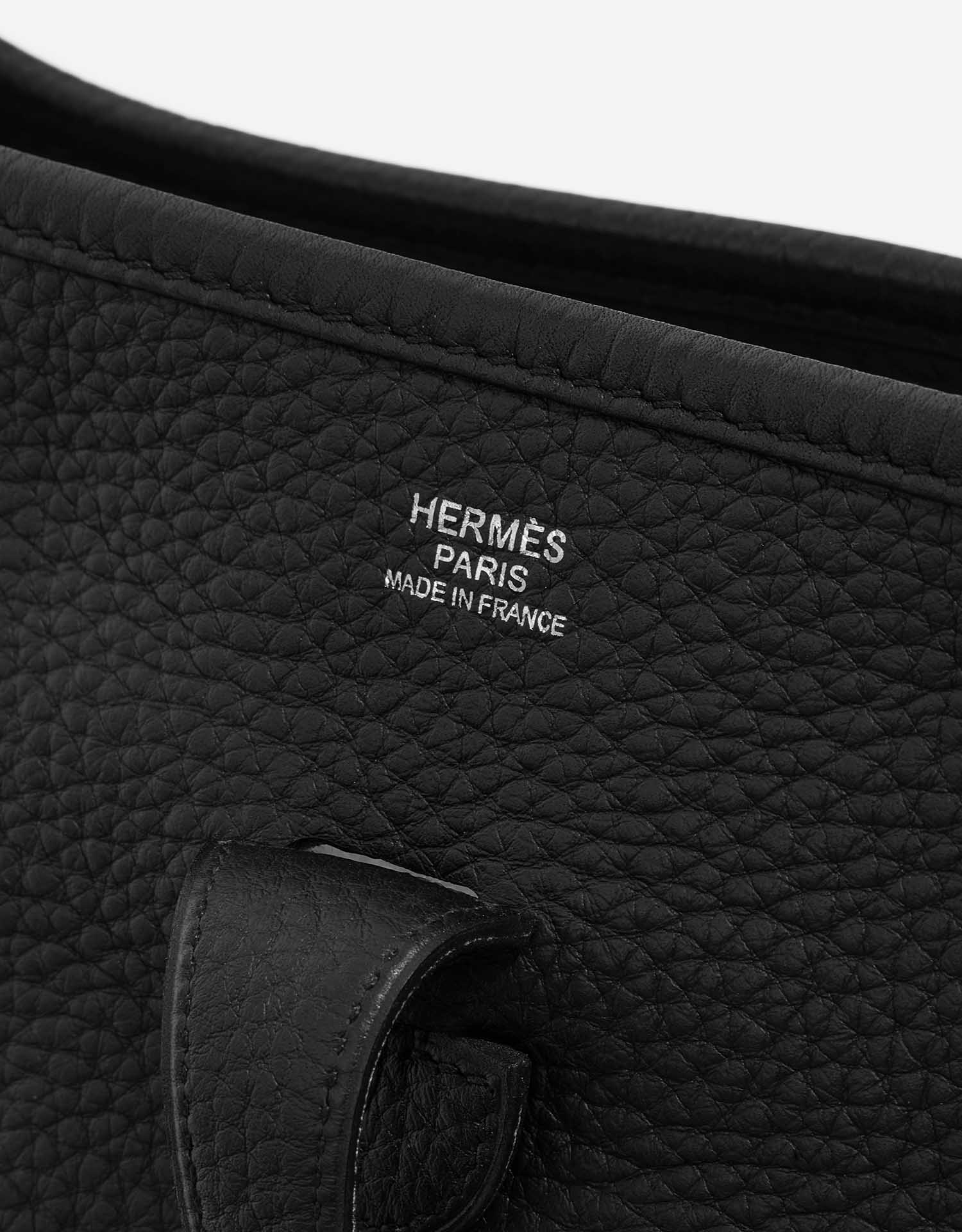 Hermès Evelyne 29 Black Logo  | Sell your designer bag on Saclab.com
