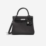 Hermès Kelly 25 Black Front  | Sell your designer bag on Saclab.com