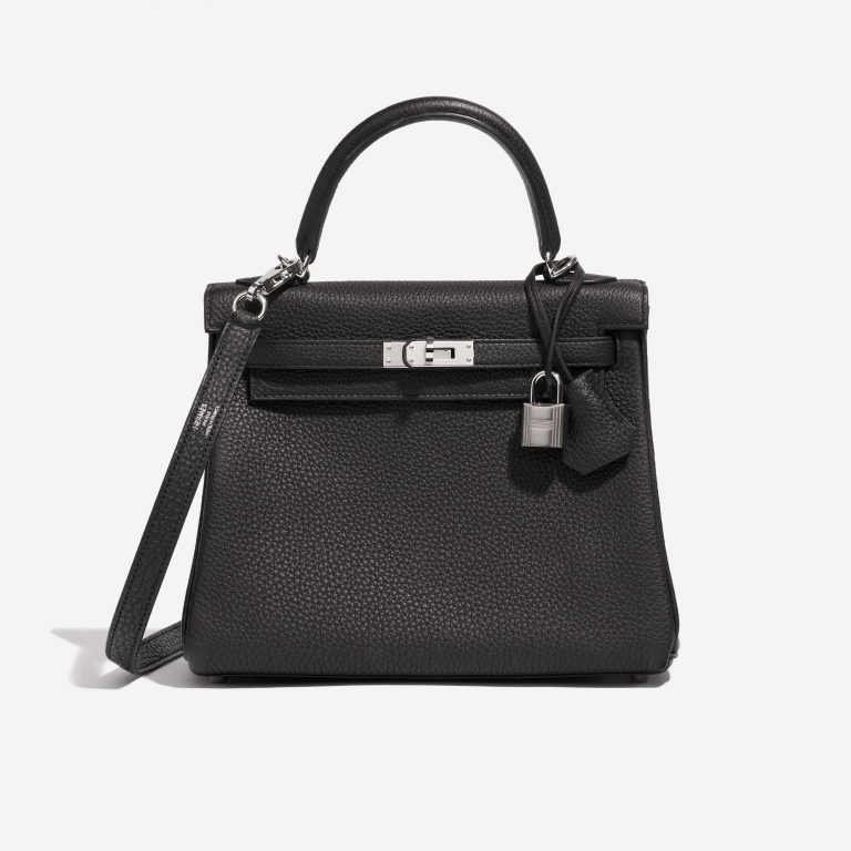 Hermès Kelly 25 Black Front  | Sell your designer bag on Saclab.com