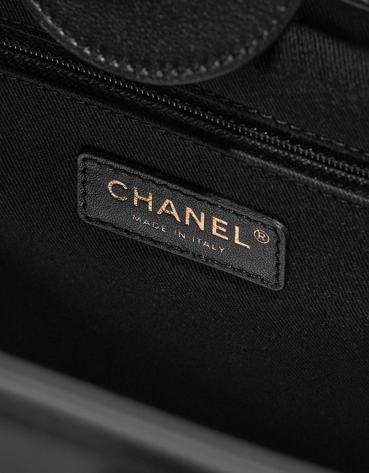 Chanel Deauville Medium Black Logo  | Sell your designer bag on Saclab.com