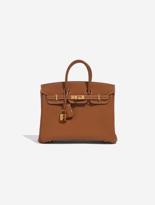 Hermès Birkin 25 Gold Front  | Sell your designer bag on Saclab.com