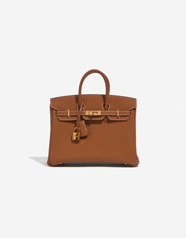 Hermès Birkin 25 Gold Front  | Sell your designer bag on Saclab.com