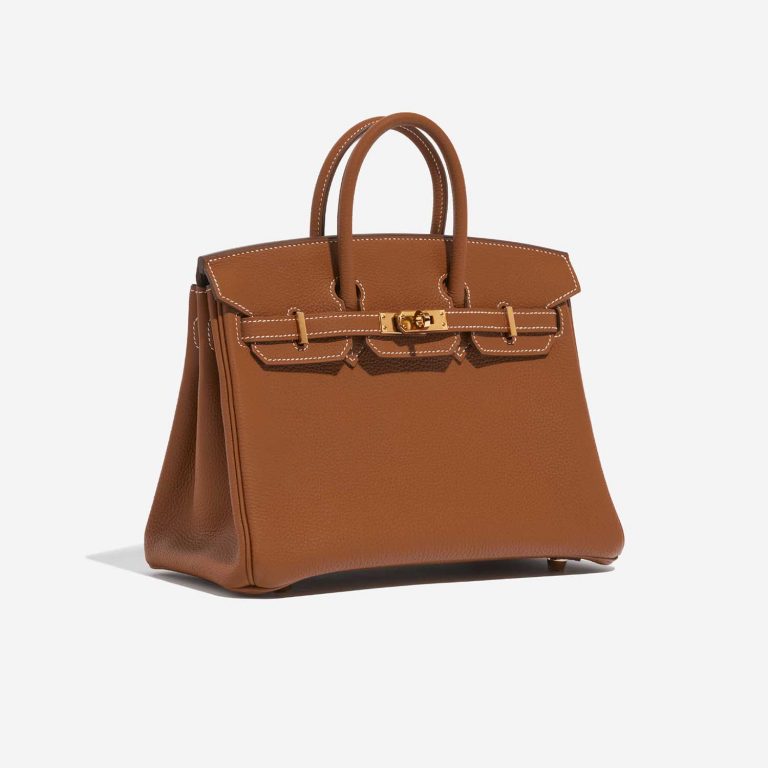 Hermès Birkin 25 Gold Side Front  | Sell your designer bag on Saclab.com