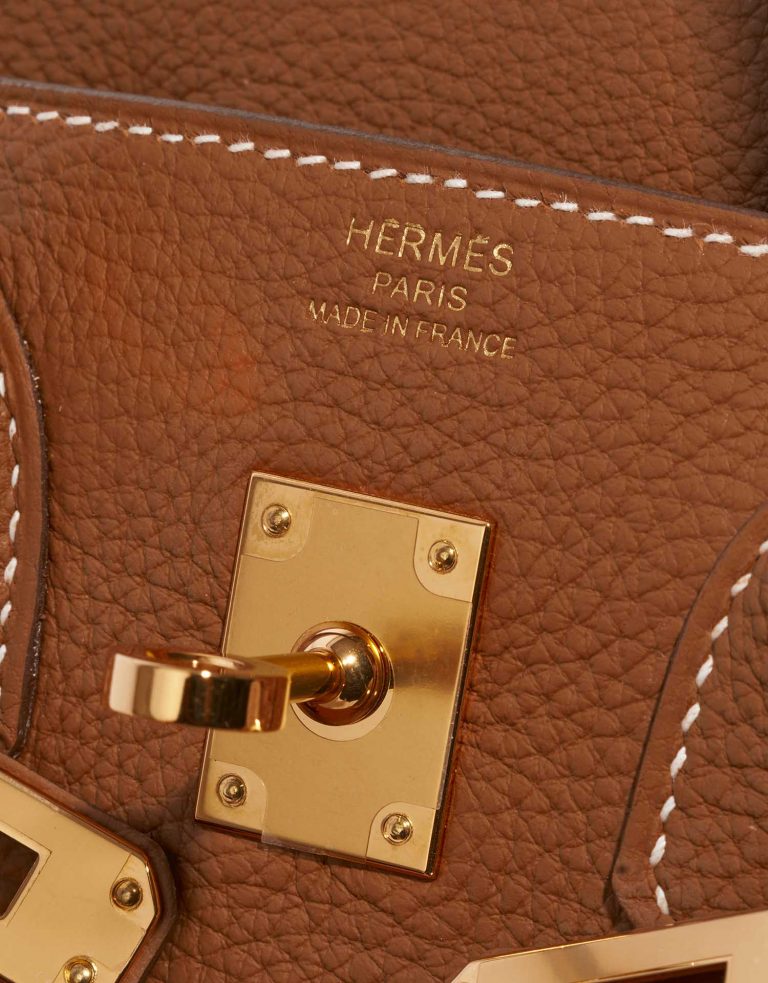 Hermès Birkin 25 Gold Logo  | Sell your designer bag on Saclab.com