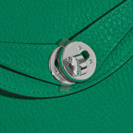 Hermès Lindy 20 Mini Taurillon Clemence Menthe | SACLÀB