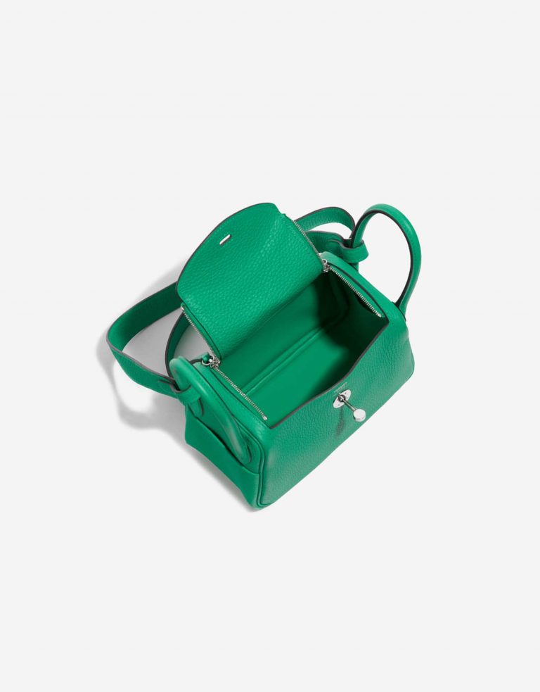 Hermès Lindy 20Mini Menthe Inside  | Sell your designer bag on Saclab.com