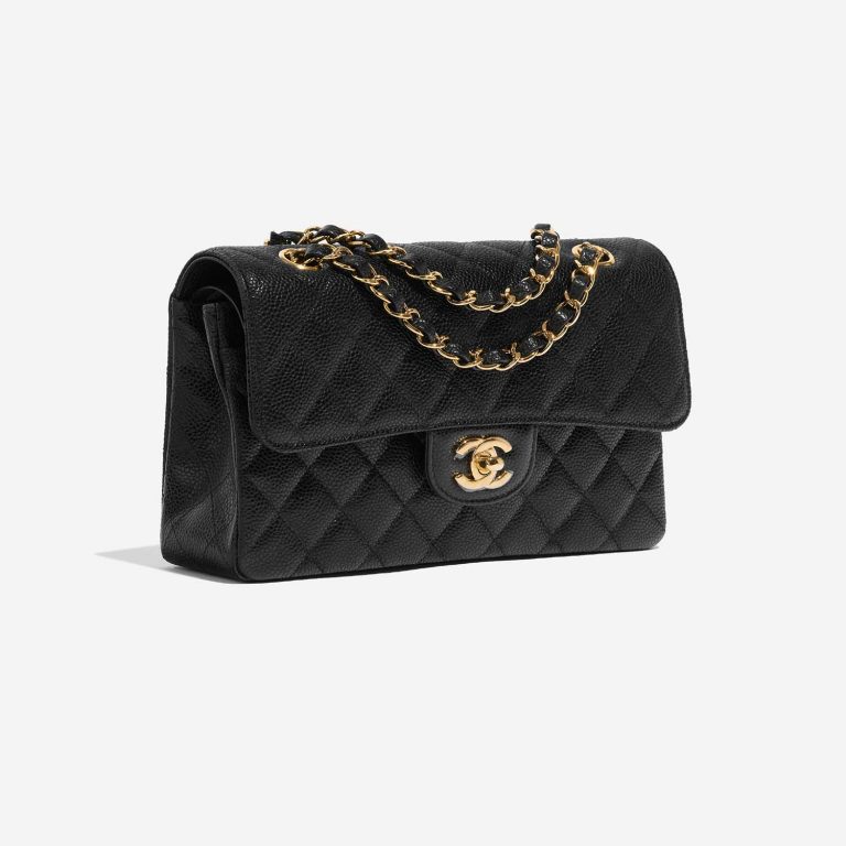 Chanel Timeless Small Black Side Front  | Sell your designer bag on Saclab.com