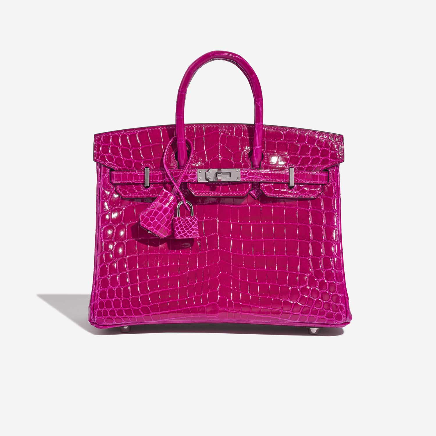 Hermès Birkin 25 RosePourpre Front | Verkaufen Sie Ihre Designertasche auf Saclab.com