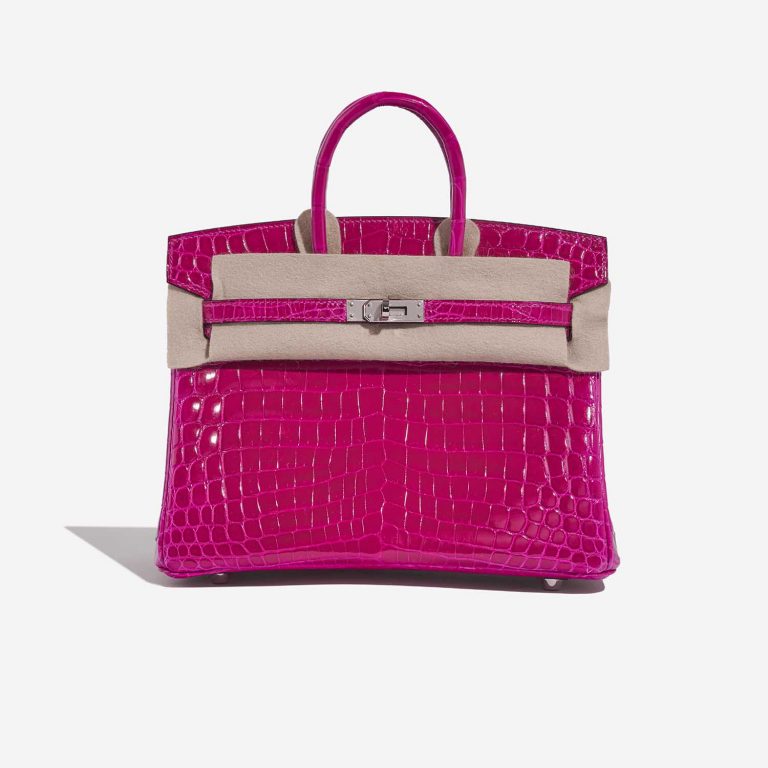 Hermès Birkin 25 RosePourpre Front Velt | Sell your designer bag on Saclab.com