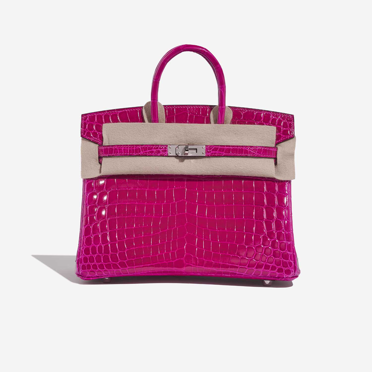 Hermès Birkin 25 RosePourpre Front Velt | Verkaufen Sie Ihre Designer-Tasche auf Saclab.com