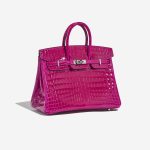 Hermès Birkin 25 RosePourpre Side Front  | Sell your designer bag on Saclab.com