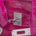 Hermès Birkin 25 RosePourpre Logo  | Sell your designer bag on Saclab.com