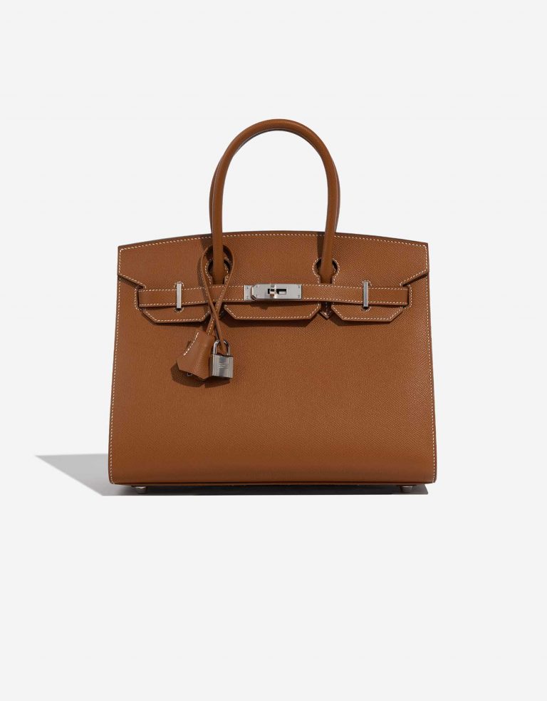 Hermès Birkin 30 Gold Front  | Sell your designer bag on Saclab.com
