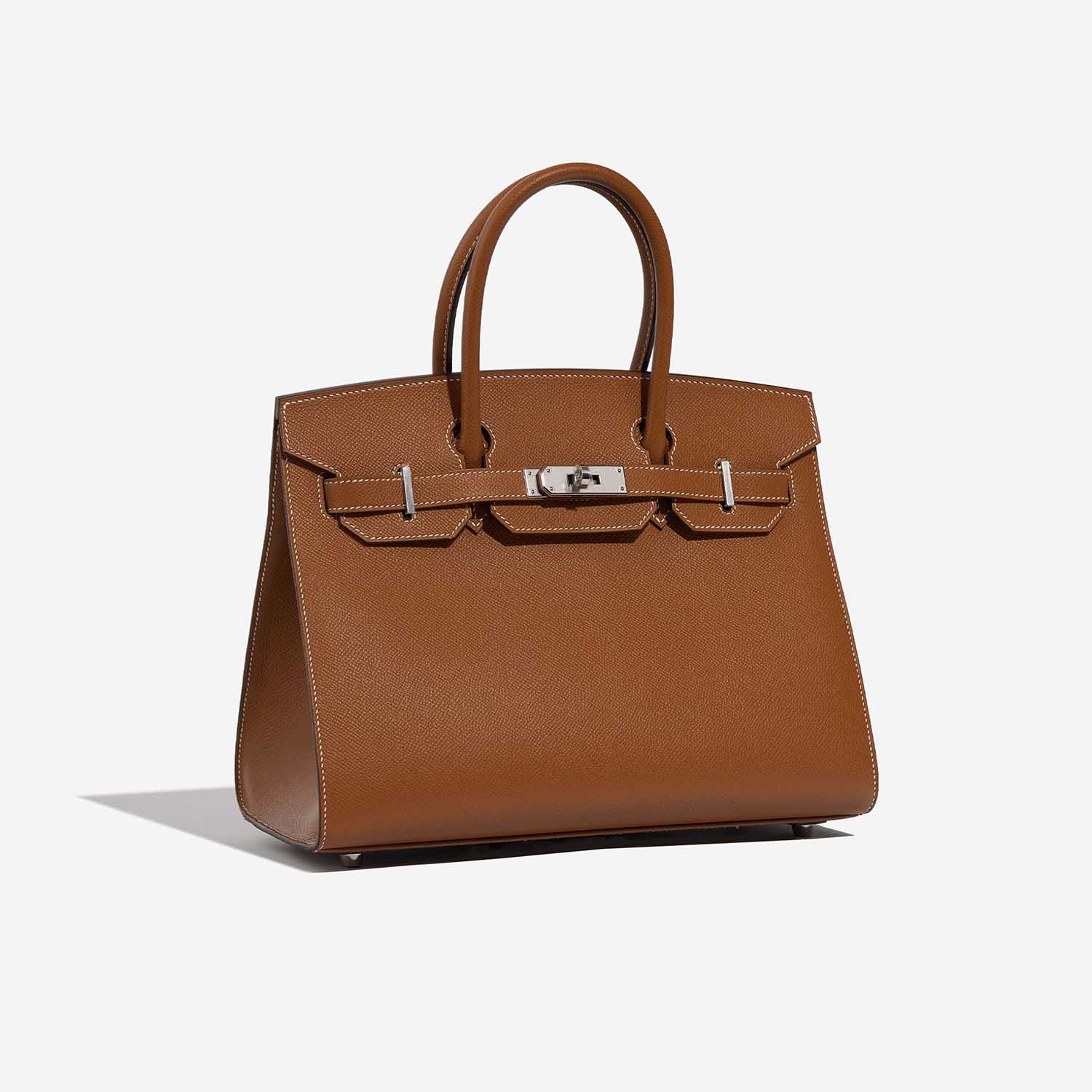 Hermès Birkin 30 Gold Side Front  | Sell your designer bag on Saclab.com
