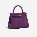 Hermès Kelly 25 Anemone Side Front  | Sell your designer bag on Saclab.com