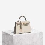 Hermès Kelly Mini Craie-GrisAsphalte Front | Verkaufen Sie Ihre Designer-Tasche auf Saclab.com