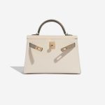 Hermès Kelly Mini Craie-GrisAsphalte Front Open | Sell your designer bag on Saclab.com