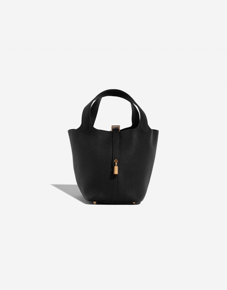 Hermès Picotin 18 Black 1F | Sell your designer bag on Saclab.com