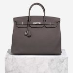 Hermès BirkinHSS 40 Etain-Malachite Front  | Sell your designer bag on Saclab.com