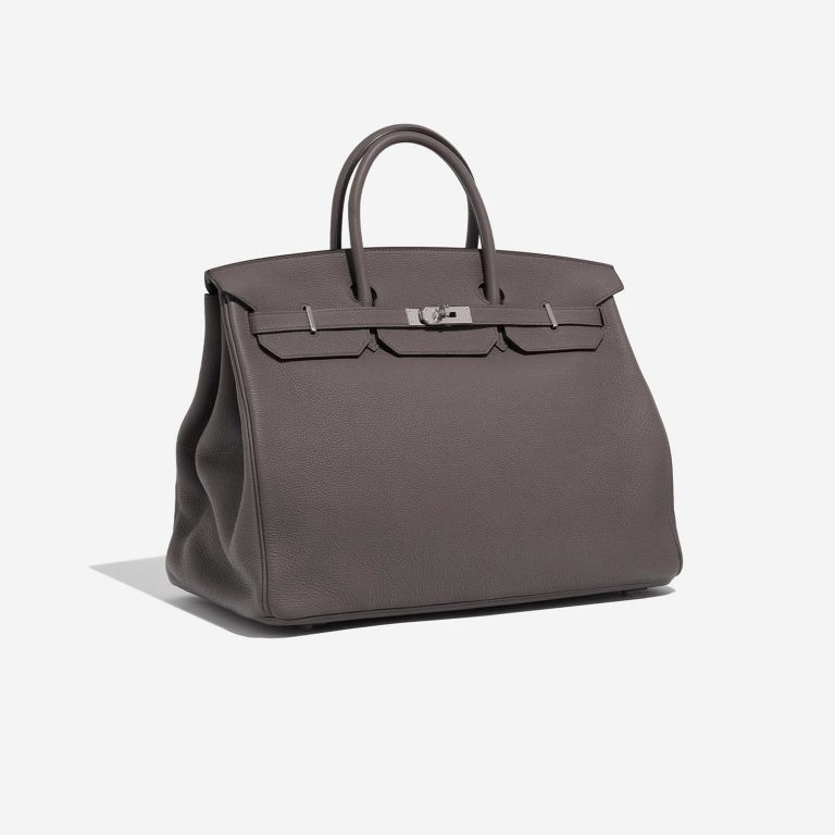 Hermès BirkinHSS 40 Etain-Malachite Side Front | Verkaufen Sie Ihre Designer-Tasche auf Saclab.com