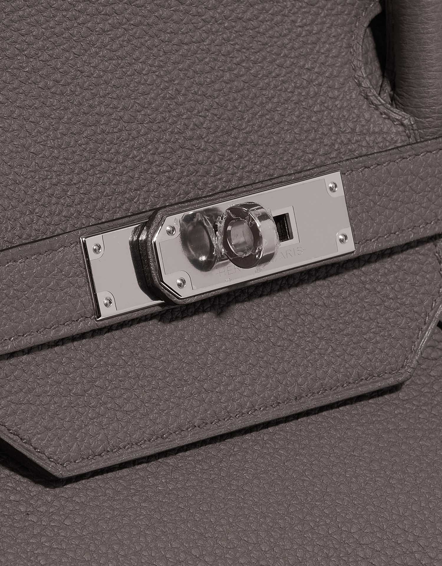 Hermès BirkinHSS 40 Etain-Malachite Closing System  | Sell your designer bag on Saclab.com