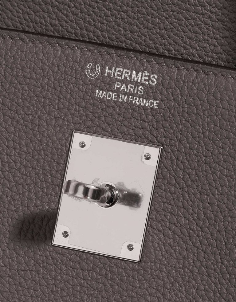 Hermès BirkinHSS 40 Etain-Malachite Logo | Verkaufen Sie Ihre Designertasche auf Saclab.com