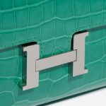 Hermès Constance Wallet VertJade Closing System  | Sell your designer bag on Saclab.com