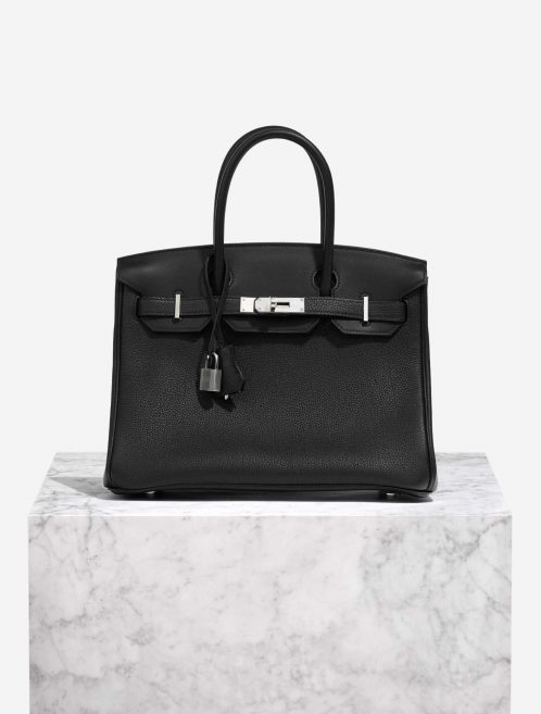 Hermès Birkin3in1 30 Black-Ecru Front  | Sell your designer bag on Saclab.com