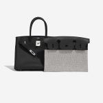 Pre-owned Hermès bag Birkin 3in1 30 Togo / Toile H / Swift Black / Ecru Black Front | Sell your designer bag on Saclab.com