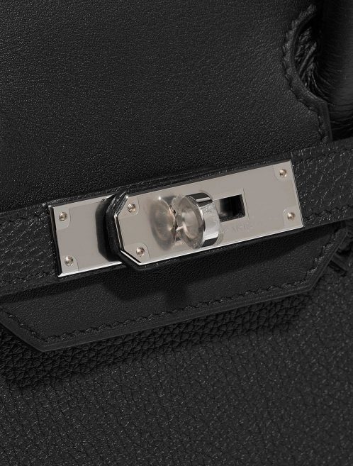 Pre-owned Hermès bag Birkin 3in1 30 Togo / Toile H / Swift Black / Ecru Black Closing System | Sell your designer bag on Saclab.com