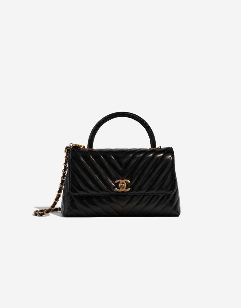 Chanel TimelessHandle Medium Black Front | Vendre votre sac de créateur sur Saclab.com