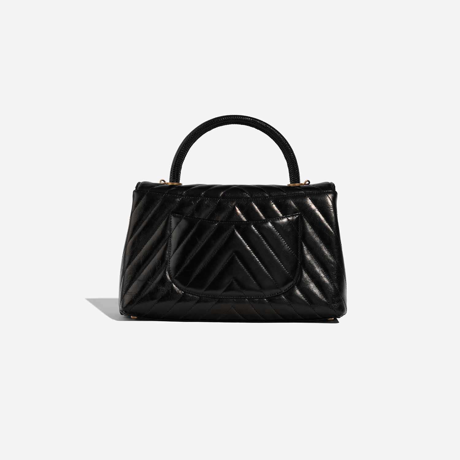 Chanel TimelessHandle Medium Black Back  | Sell your designer bag on Saclab.com