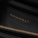 Chanel TimelessHandle Medium Black Logo  | Sell your designer bag on Saclab.com