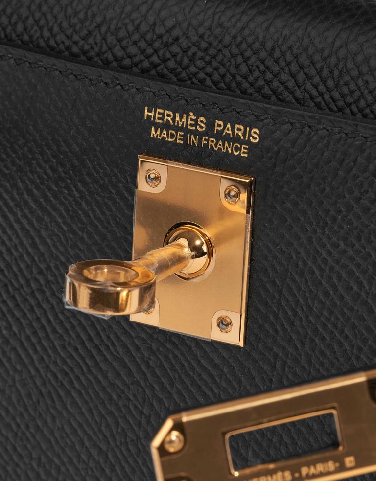 Hermès Kelly Mini Black Logo  | Sell your designer bag on Saclab.com