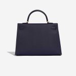 Hermès Kelly 35 BleuSaphir-Geranium Back  | Sell your designer bag on Saclab.com