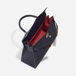 Hermès Kelly 35 BleuSaphir-Geranium Inside  | Sell your designer bag on Saclab.com