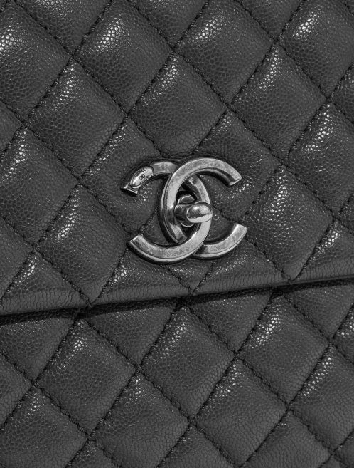 Chanel TimelessHandle Large Grey Closing System  | Sell your designer bag on Saclab.com