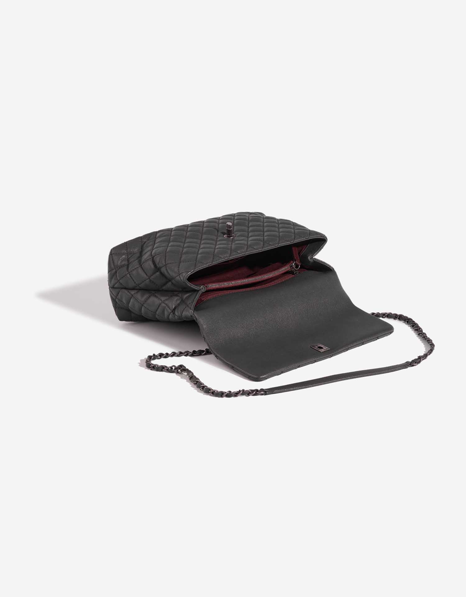 Chanel TimelessHandle Large Grey Inside  | Sell your designer bag on Saclab.com