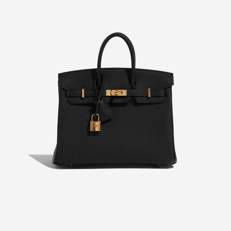 Hermès Birkin 25 Black Front  | Sell your designer bag on Saclab.com