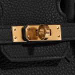 Hermès Birkin 25 Black Closing System  | Sell your designer bag on Saclab.com
