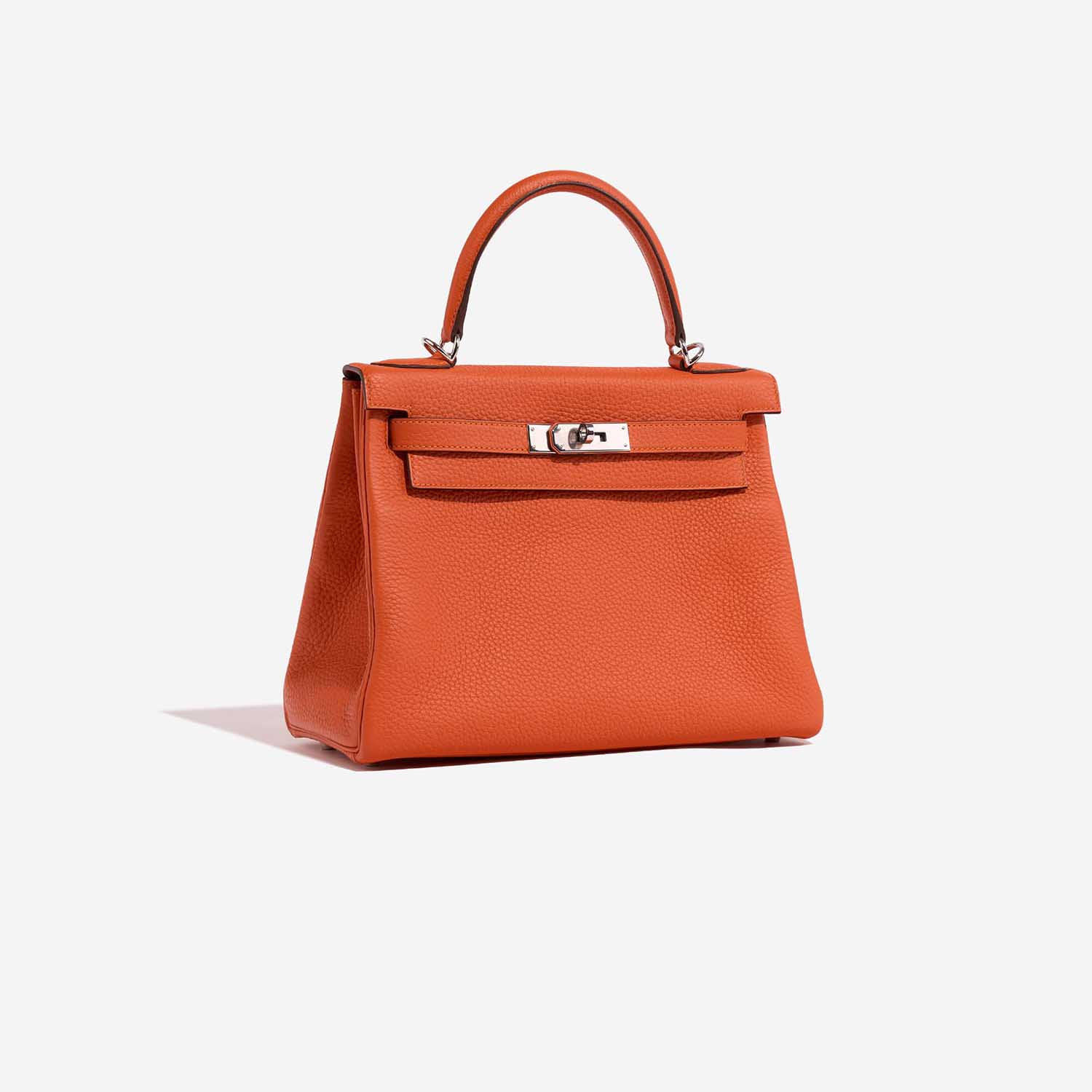 Hermès Kelly 28 Feu Side Front  | Sell your designer bag on Saclab.com