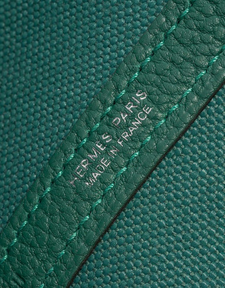 Hermès GardenParty 36 Malachite Logo  | Sell your designer bag on Saclab.com