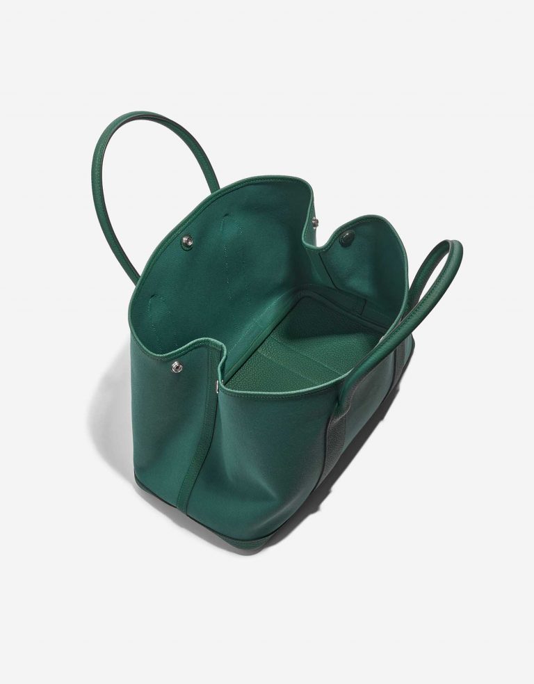 Hermès GardenParty 36 Malachite Inside  | Sell your designer bag on Saclab.com