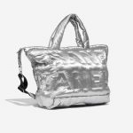 Chanel ShoppingTote Silver Side Front  | Sell your designer bag on Saclab.com