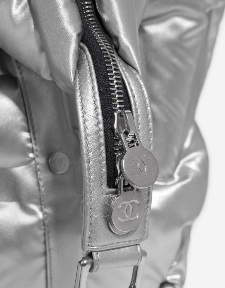 Chanel ShoppingTote Silver Front  | Sell your designer bag on Saclab.com