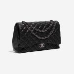 Chanel Timeless Maxi Black Side Front  | Sell your designer bag on Saclab.com