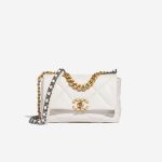 Chanel 19 FlapBag Cream Front  | Sell your designer bag on Saclab.com