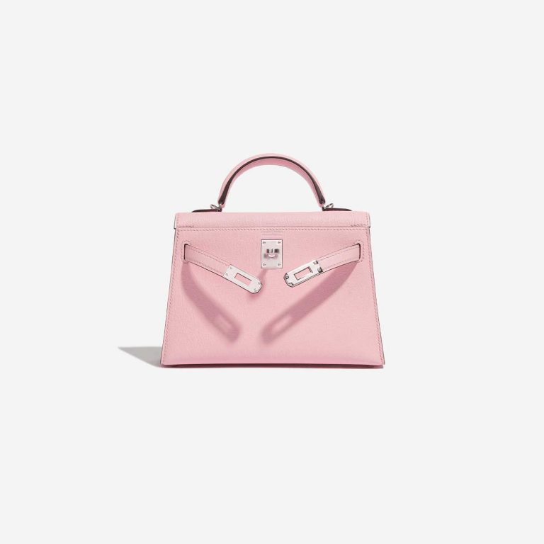 Hermès Kelly Mini RoseSakura Front Open | Sell your designer bag on Saclab.com